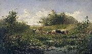Gerard Bilders, Cows at a pond